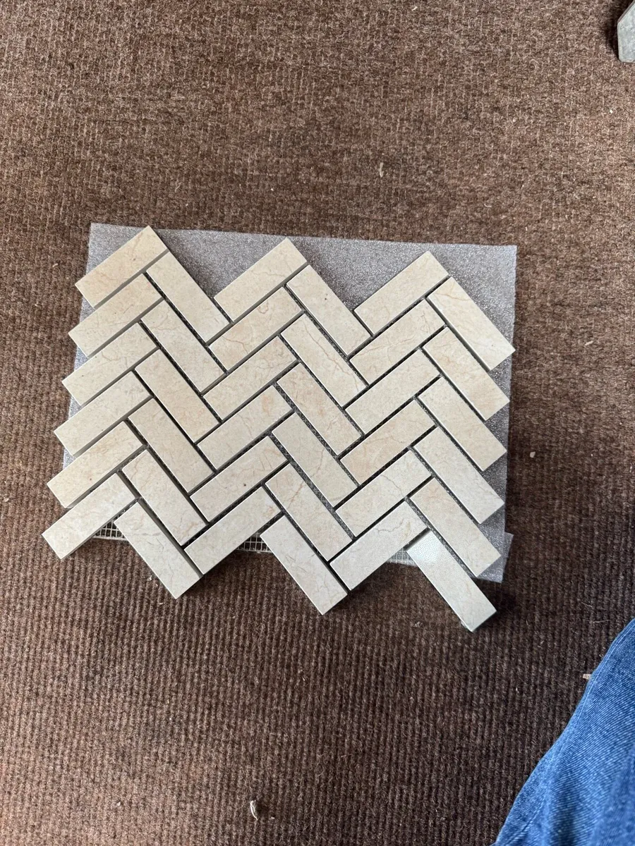 Joblot Cream Gloss Wall Mosaic