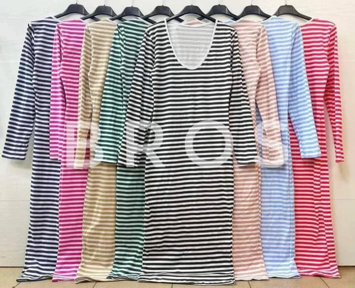 Striped Dresses woman - Image 3