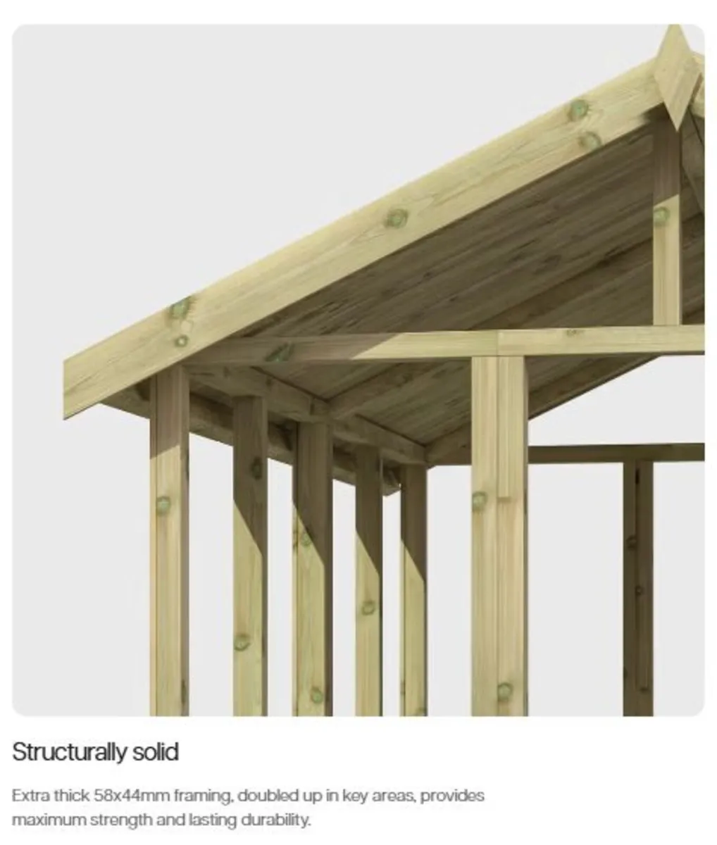 🌟 8x6 Premium Timber Apex Garden Sheds Delivered - Image 4