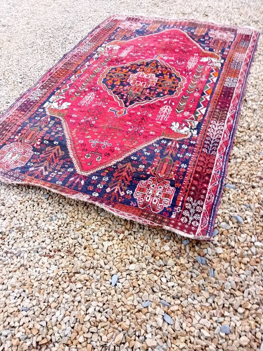 Antique Persian Hand Knotted Rug - Image 2