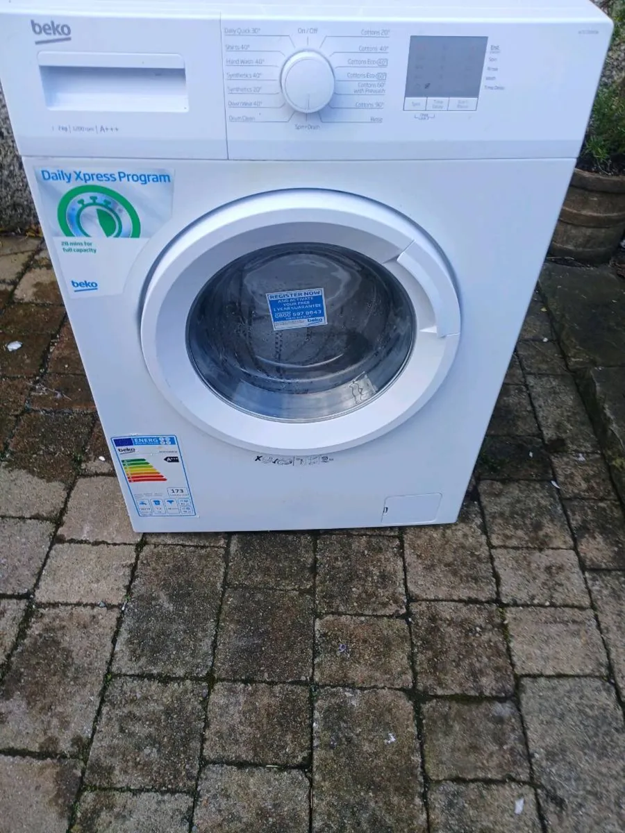 Beko washing machine perfect working order - Image 2
