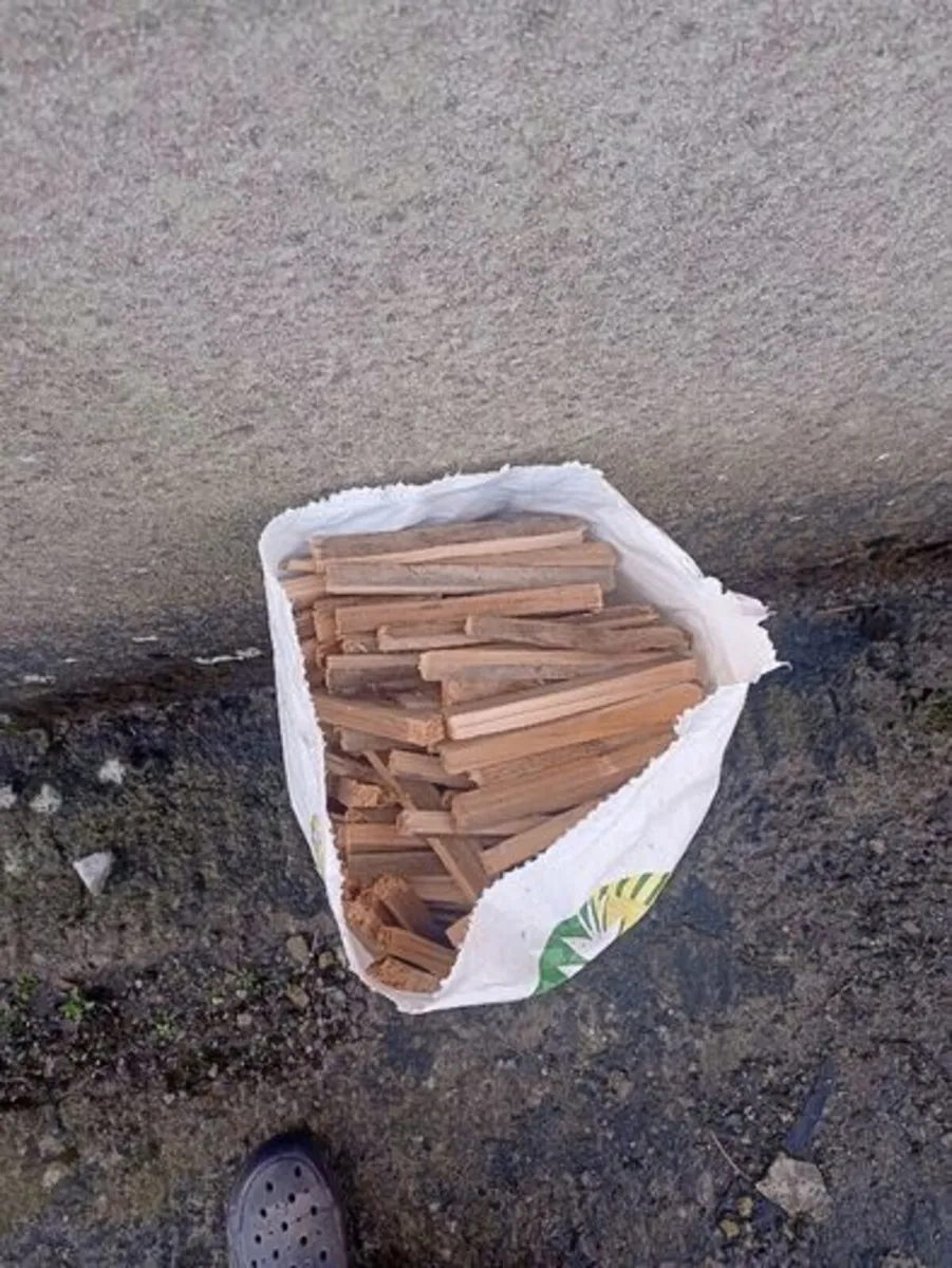 Large bags of kindling for sale