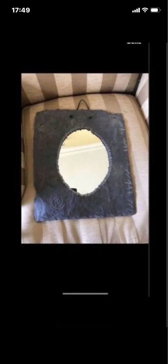 Rare Kerry Slate Mirror - Image 1