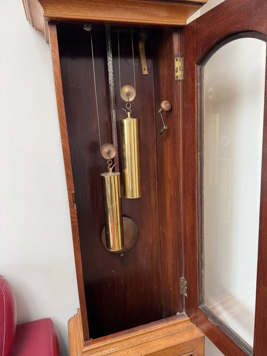 Antique grandfather clock - Image 2