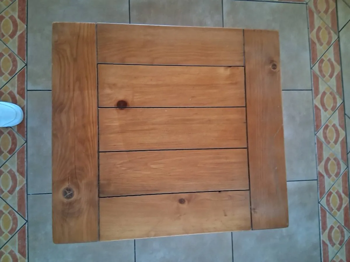 Square Pine Table - Image 2