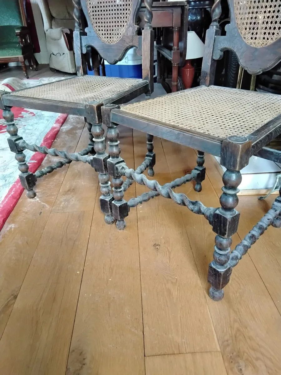 Pair of old chairs - Image 3