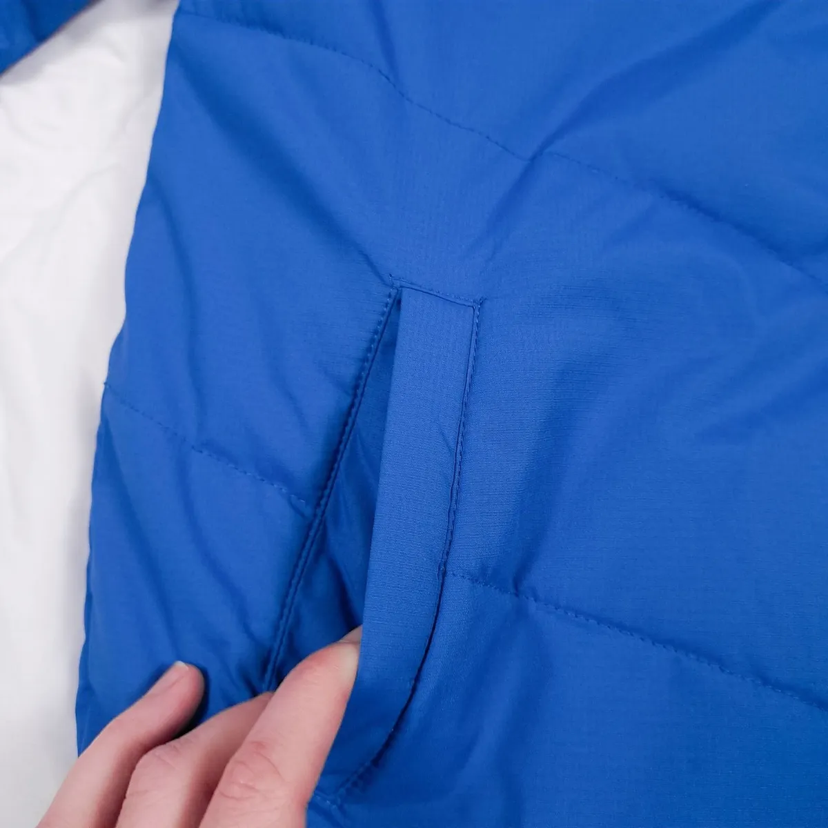 Dunnes Blue Hooded Puffer Jacket Boys 11-13y - Image 2