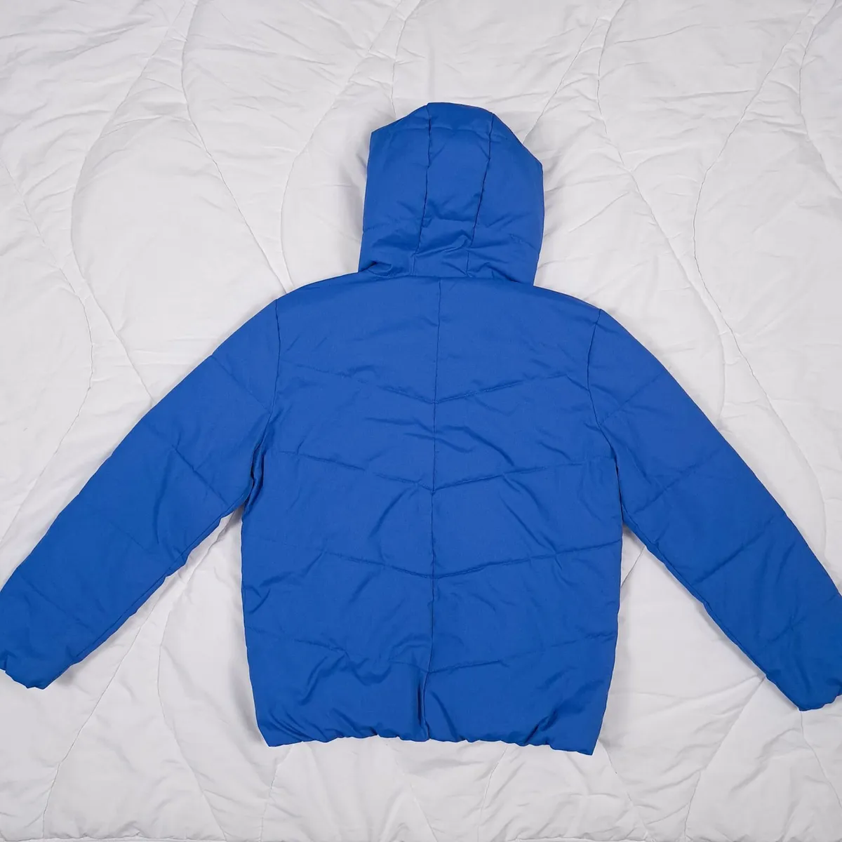 Dunnes Blue Hooded Puffer Jacket Boys 11-13y - Image 4