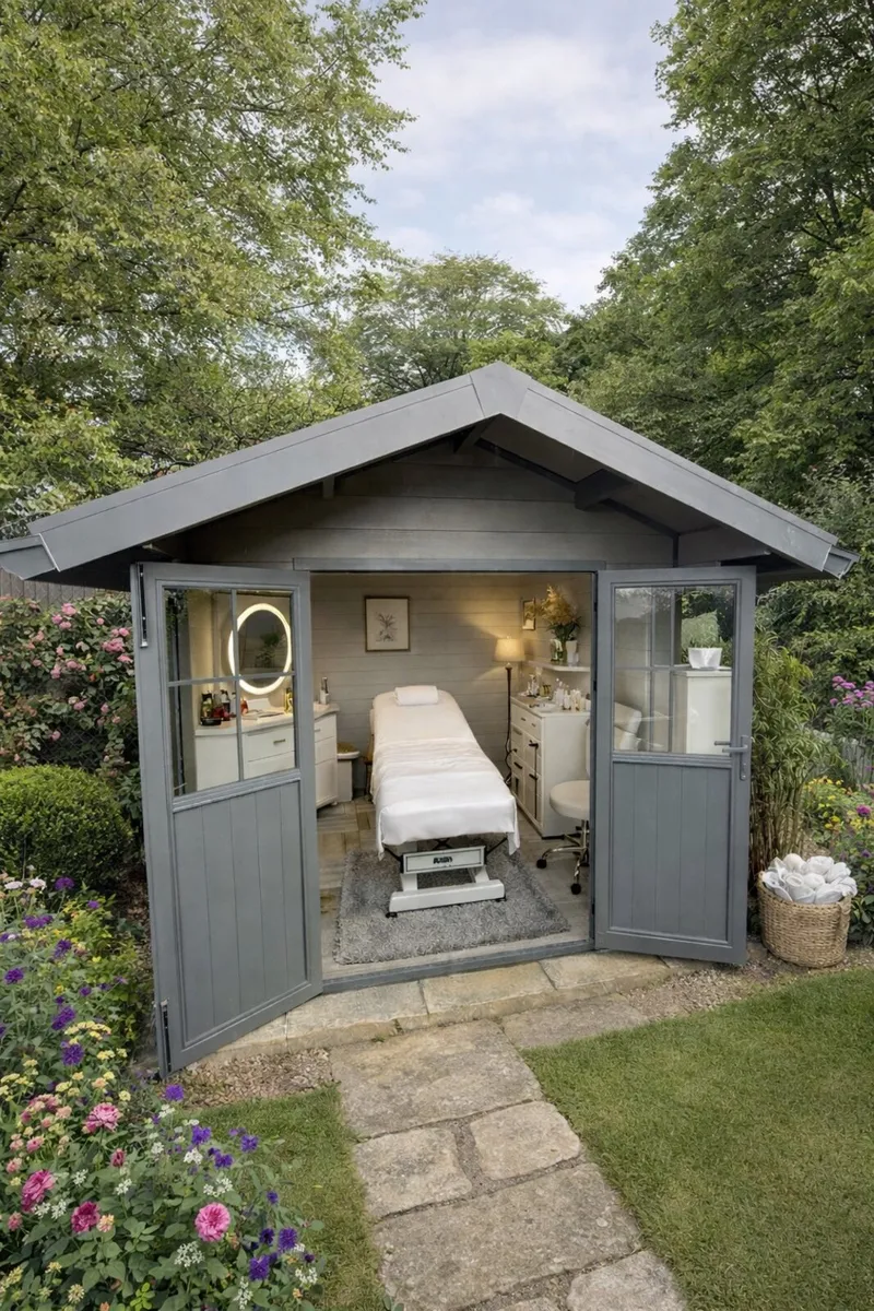 Wood Composite Garden Shed - Image 1