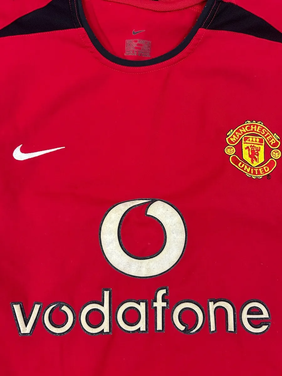 Vintage 2002 Manchester United Home Jersey Mens L - Image 3