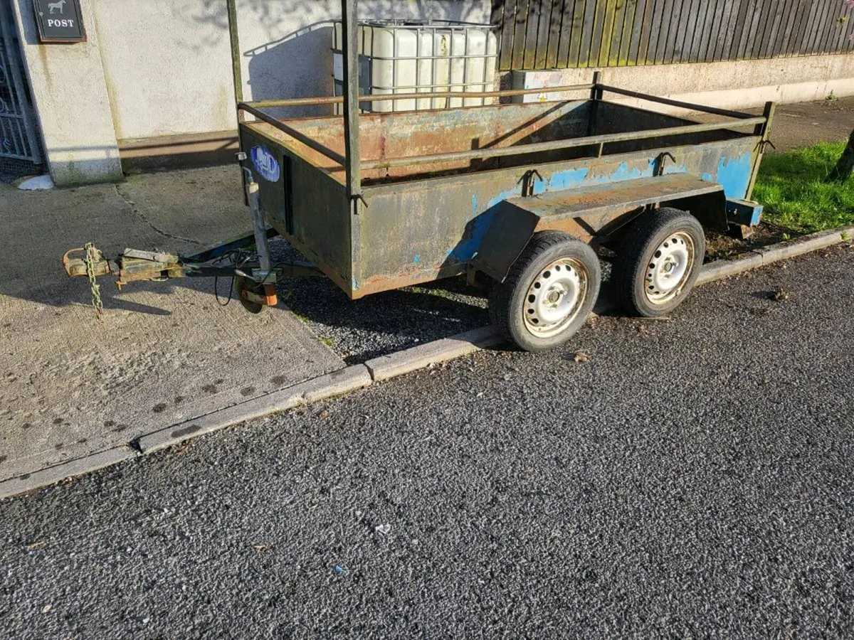 8FT4"X4FT4 FACTORY BUILDERS TRAILER - Image 1