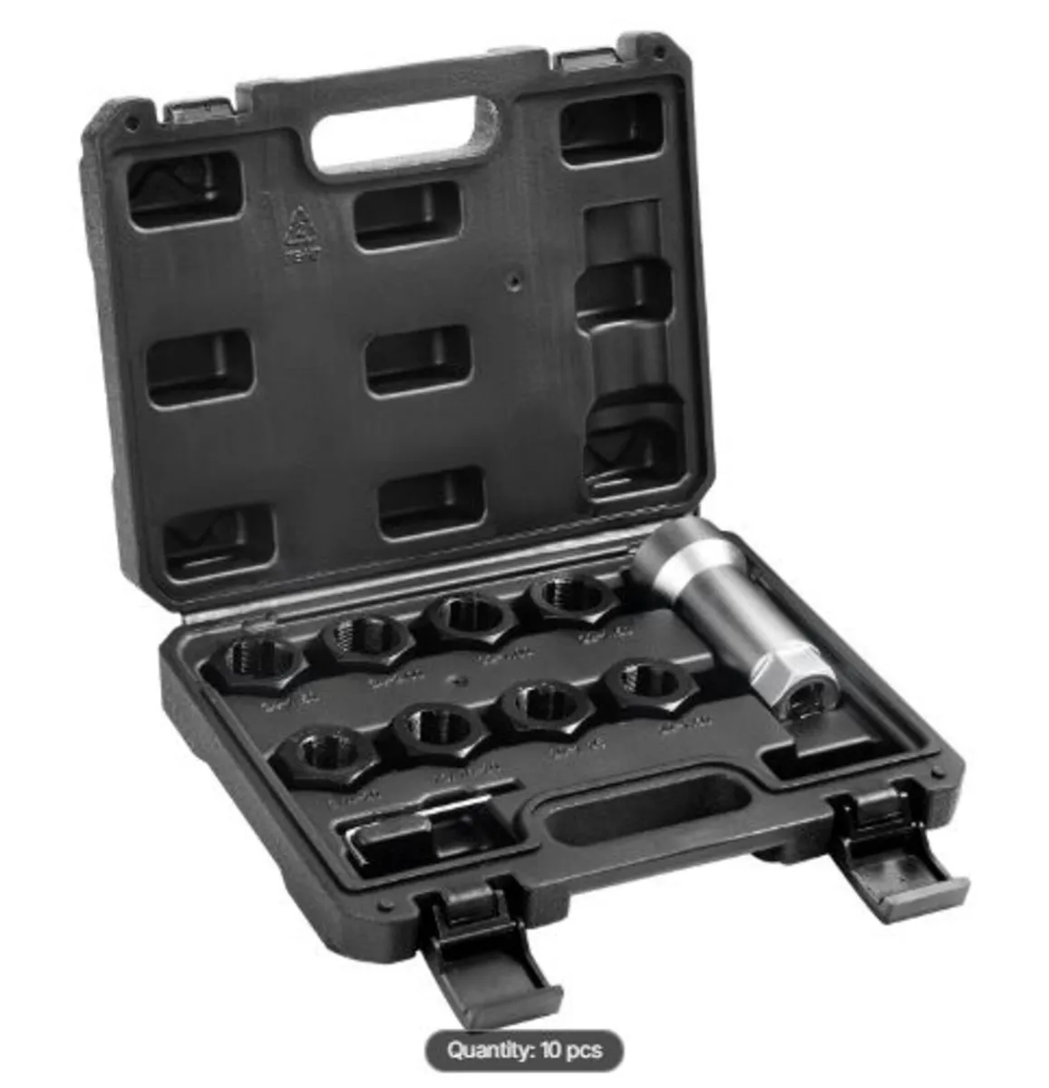 10-Piece Axle Spindle Thread Chaser Set, Metric - Image 1