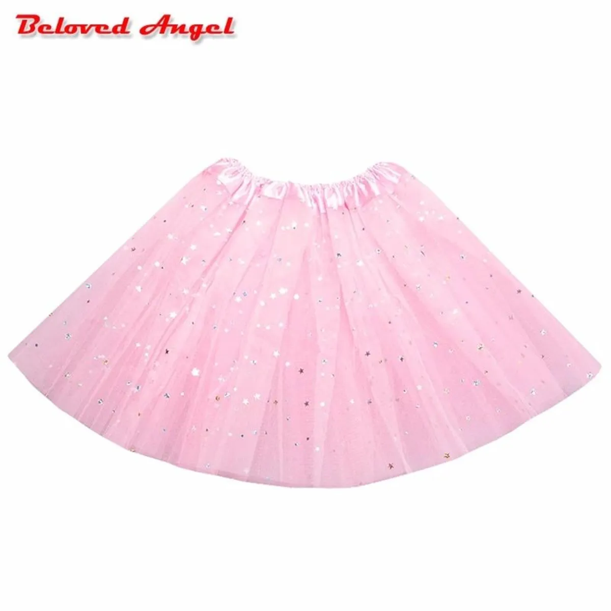 Children's blue tulle skirt one size - Image 4