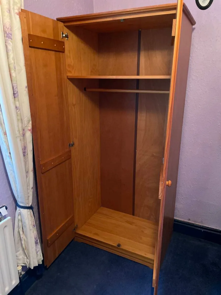 Solid Pine Wardrobe - Image 2