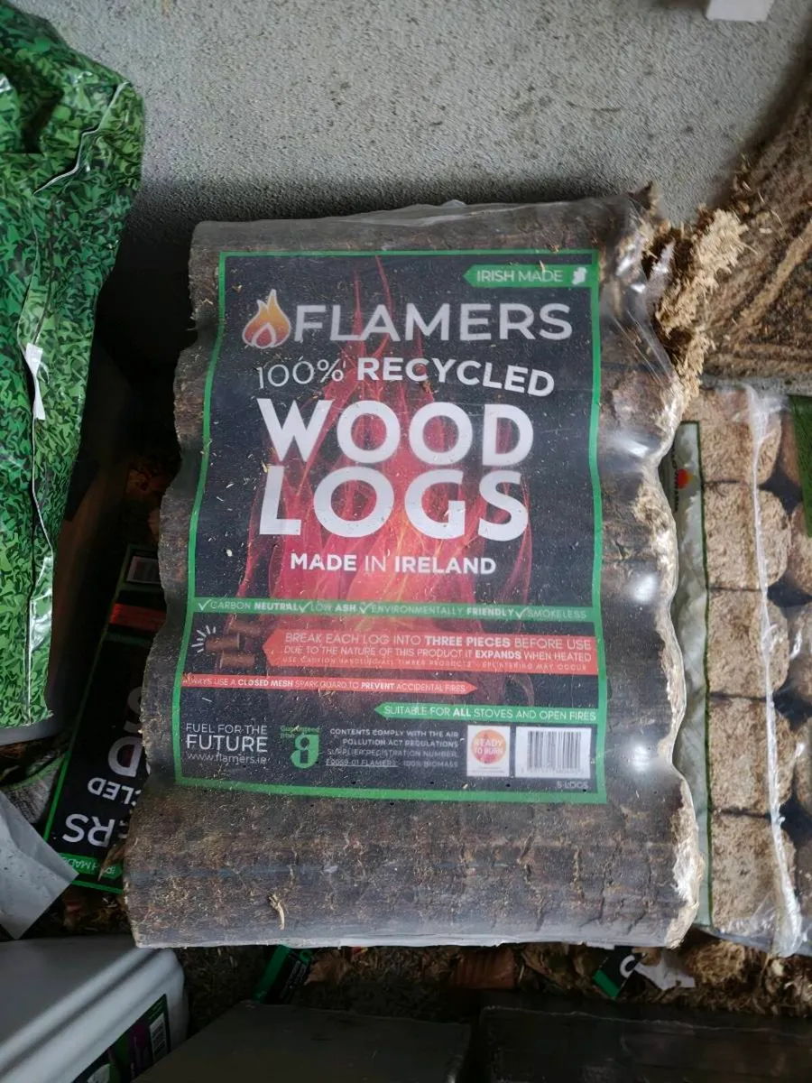 Firewood / Stove Fuel Bundle – Logs + Briquettes - Image 1