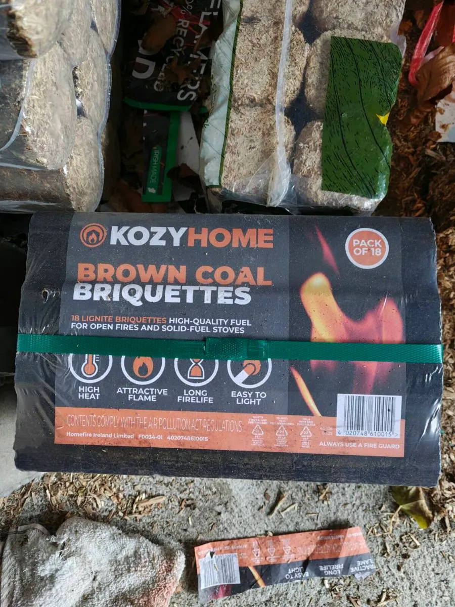 Firewood / Stove Fuel Bundle – Logs + Briquettes - Image 2