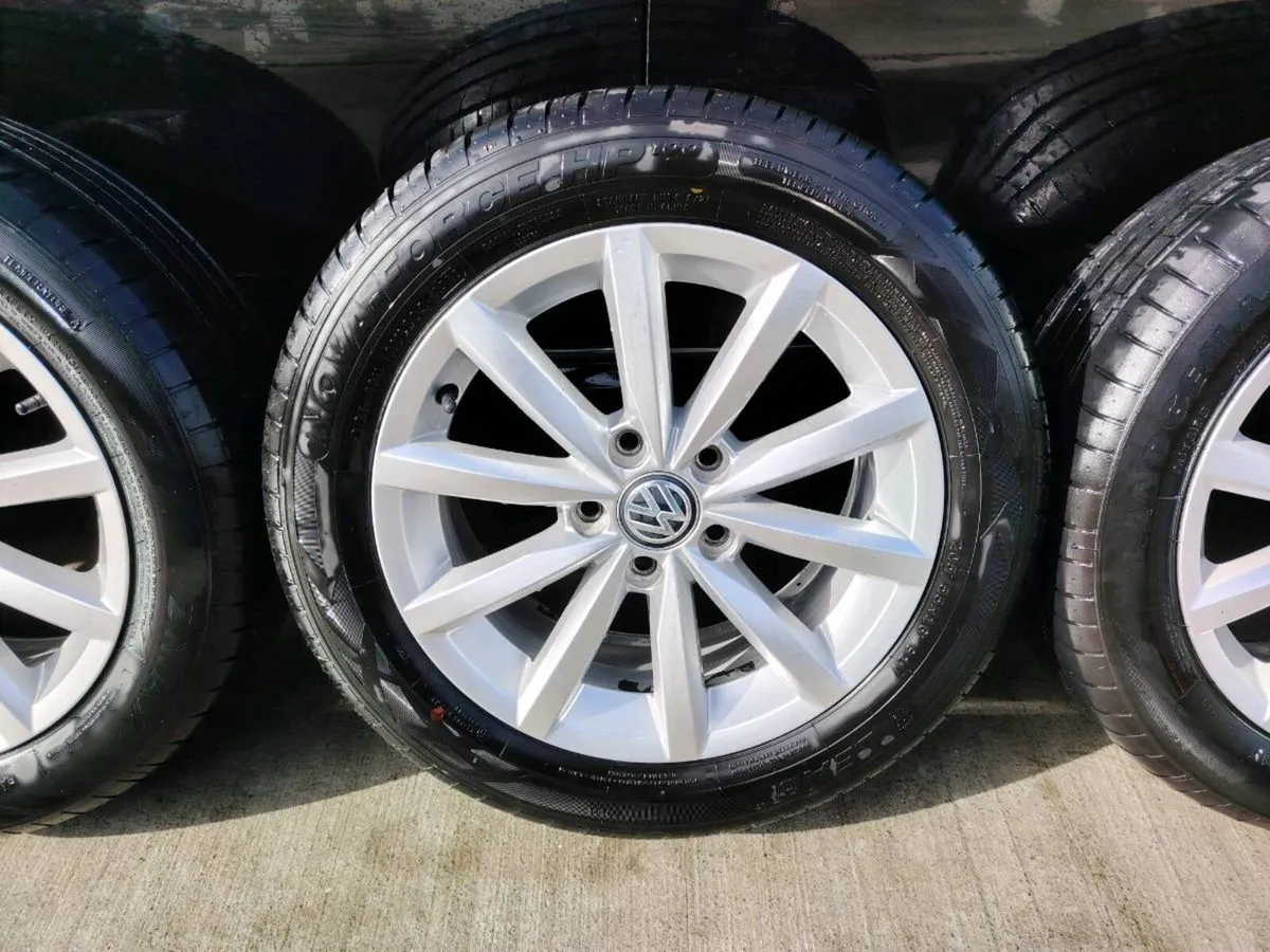 Immaculate set of VW alloy wheels . - Image 3