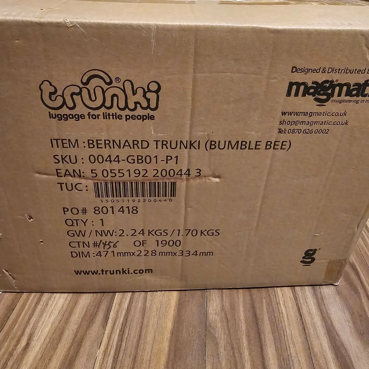 Trunki Ride-On Kids Suitcase – Bumble Bee - Image 4