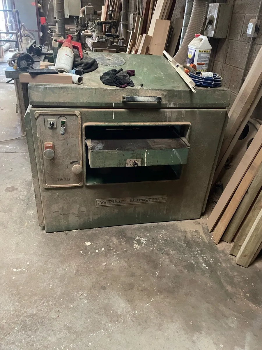 Wadkin 3 phase thicknesser t630 - Image 1