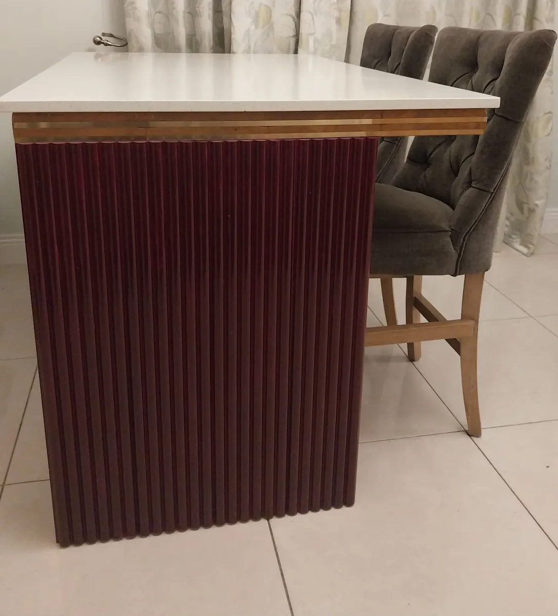 Solid Oak Kitchen Island - Image 2