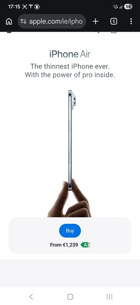 Iphone 17 air - Image 1