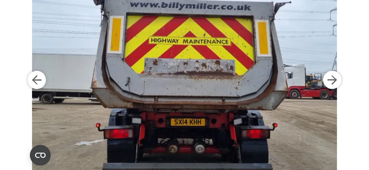 Schmitz steel tipping trailer 28 foot tested Nov - Image 3