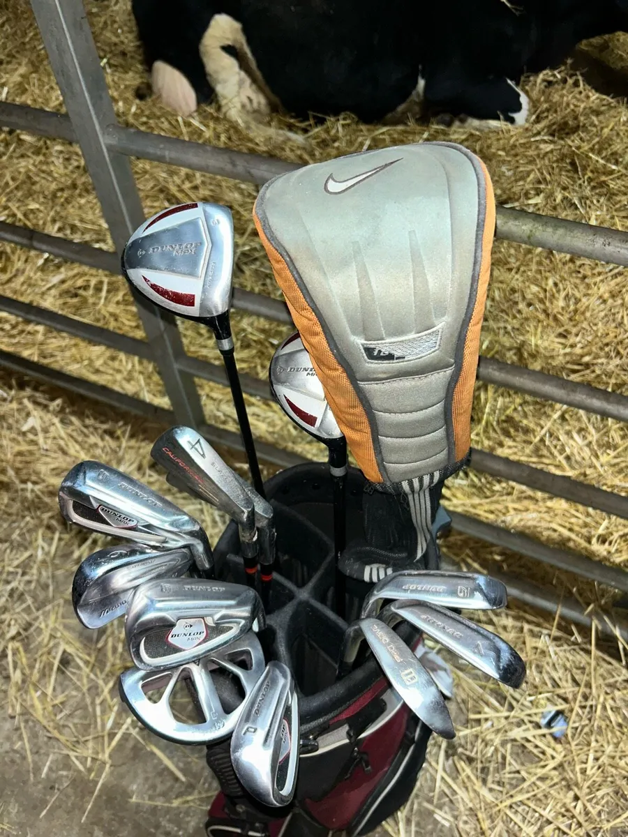 Golf Clubs and Bag - Image 2