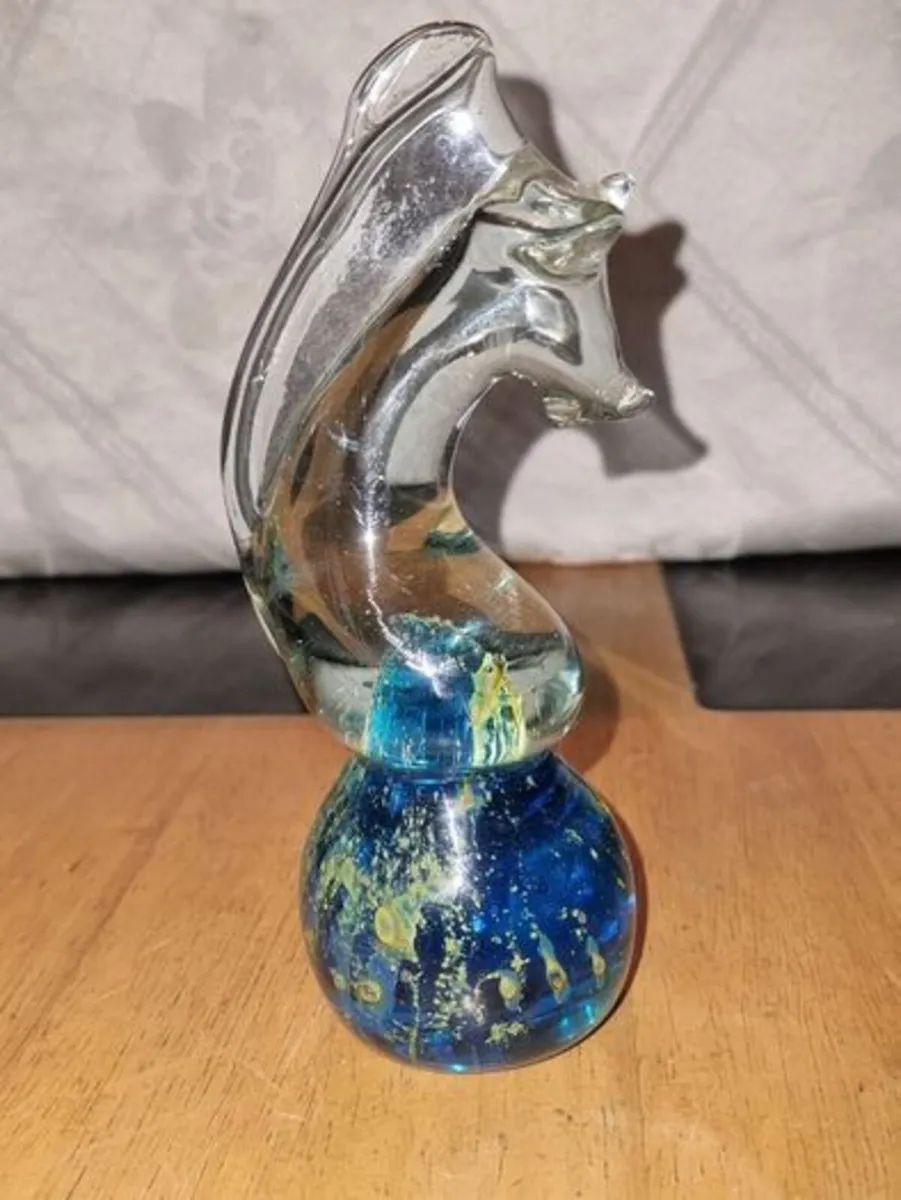 Mdina glass seahorse - Image 1
