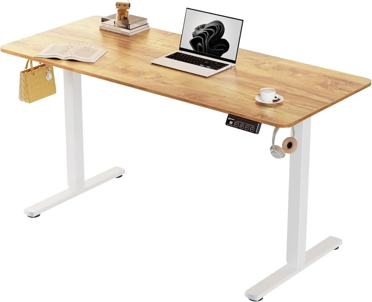 Standing Desk 140x60cm Height Adjustable Stand Up - Image 1