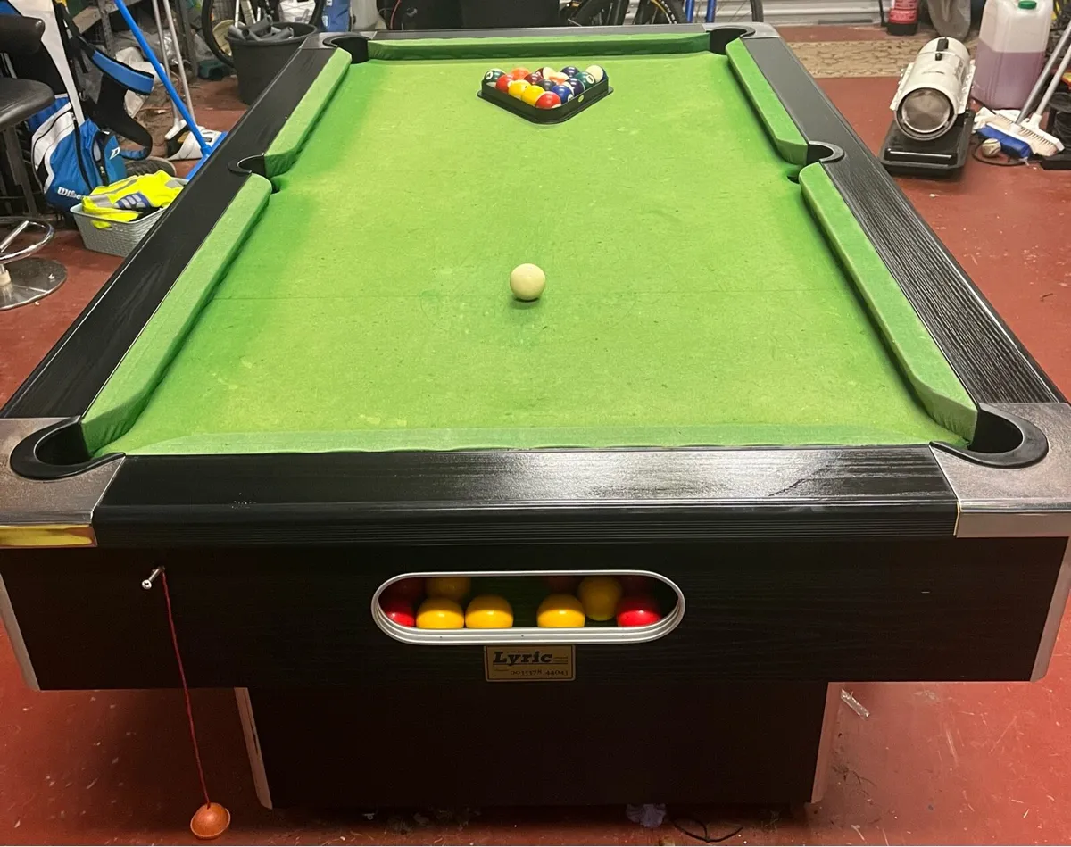 Lyric 6x3 slate pool table - Image 1