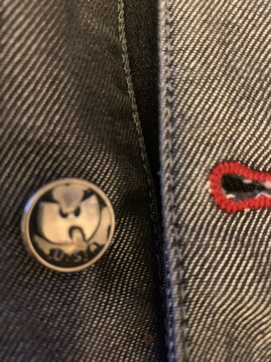 Wu  tang jeans jacket 2 xl vintage - Image 2