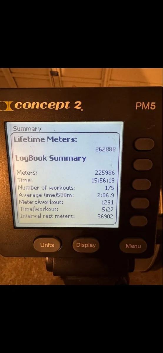 Concept 2 rowing machine - Image 2