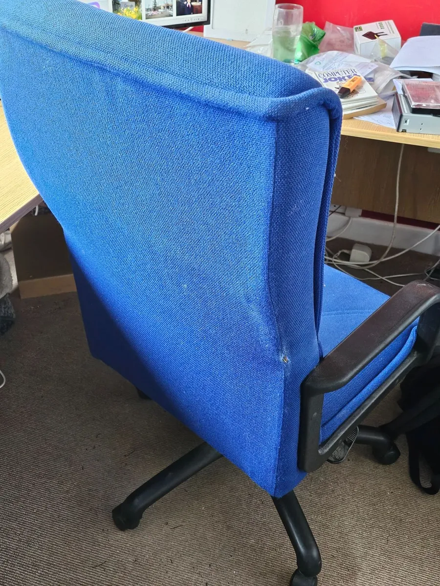 office chair swivel tilt Blue - Image 2