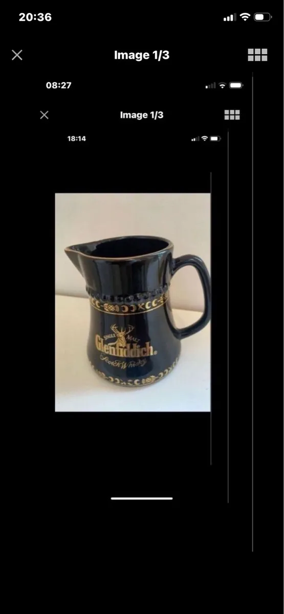 Rare Glenfiddich Ceramic Jug - Image 1