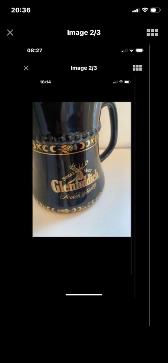 Rare Glenfiddich Ceramic Jug - Image 2