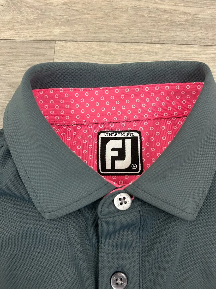 FootJoy FJ Golf Polo Shirt Mens Medium - Image 4