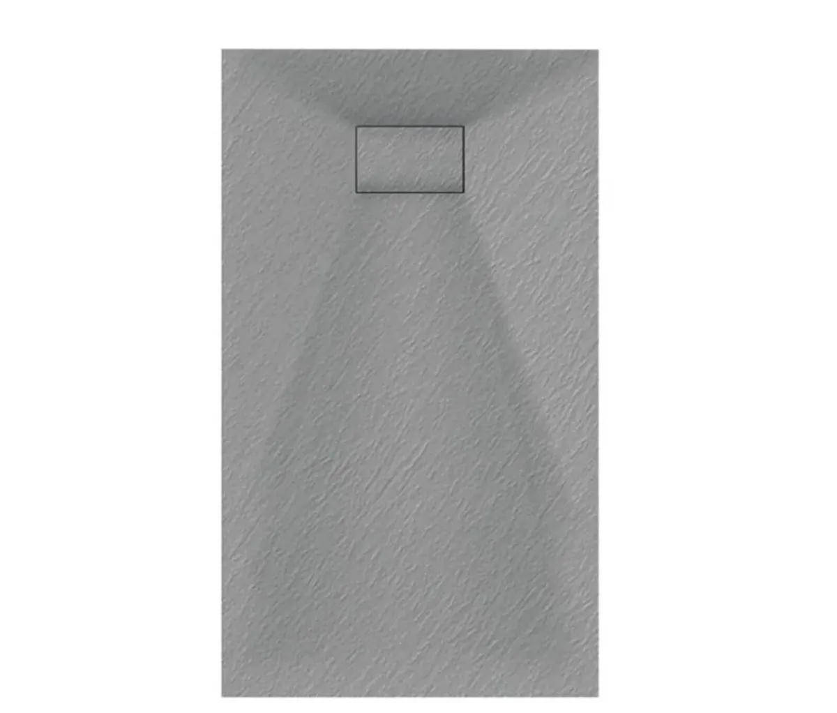 Bathshack - Slate-Effect Grey Shower Tray 120x90cm