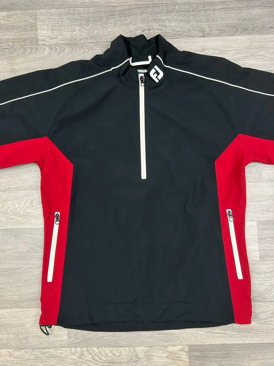 FootJoy FJ DryJoys Waterproof Half Zip Golf Jacket - Image 2