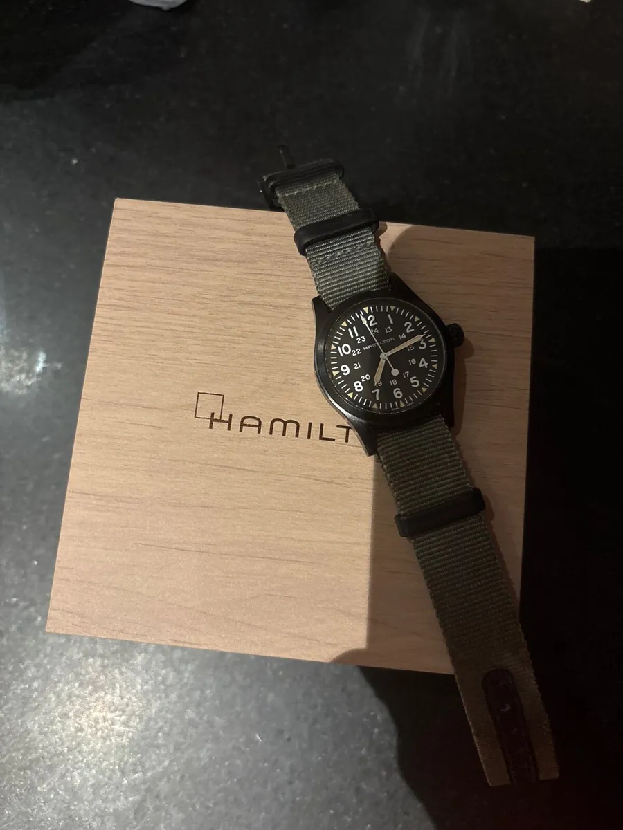 Hamilton khaki field mechanical watch - Image 1