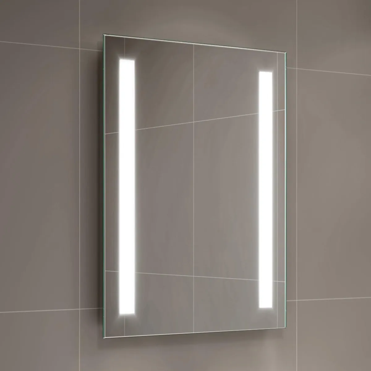Eclipse LED Bathroom Mirror Battery Operated - Image 1