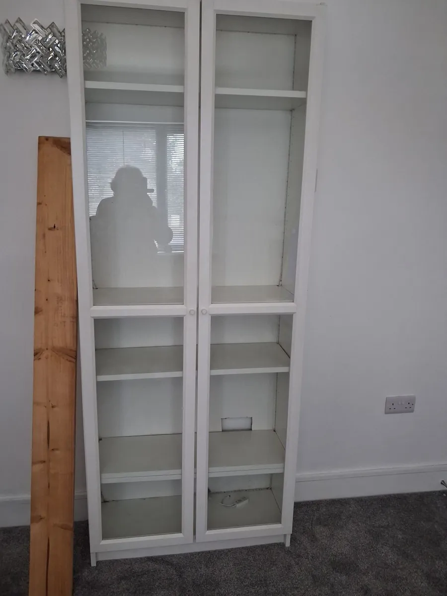 Glass cabinets with shelves - Image 2