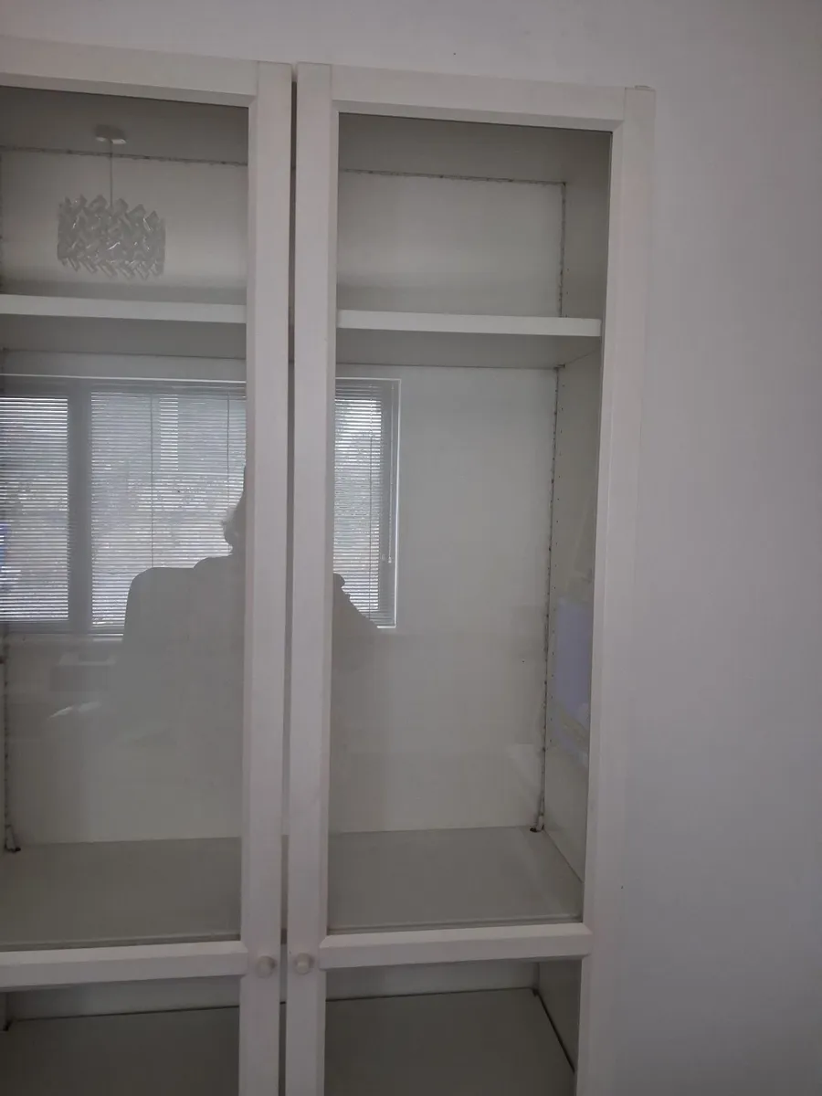 Glass cabinets with shelves - Image 3