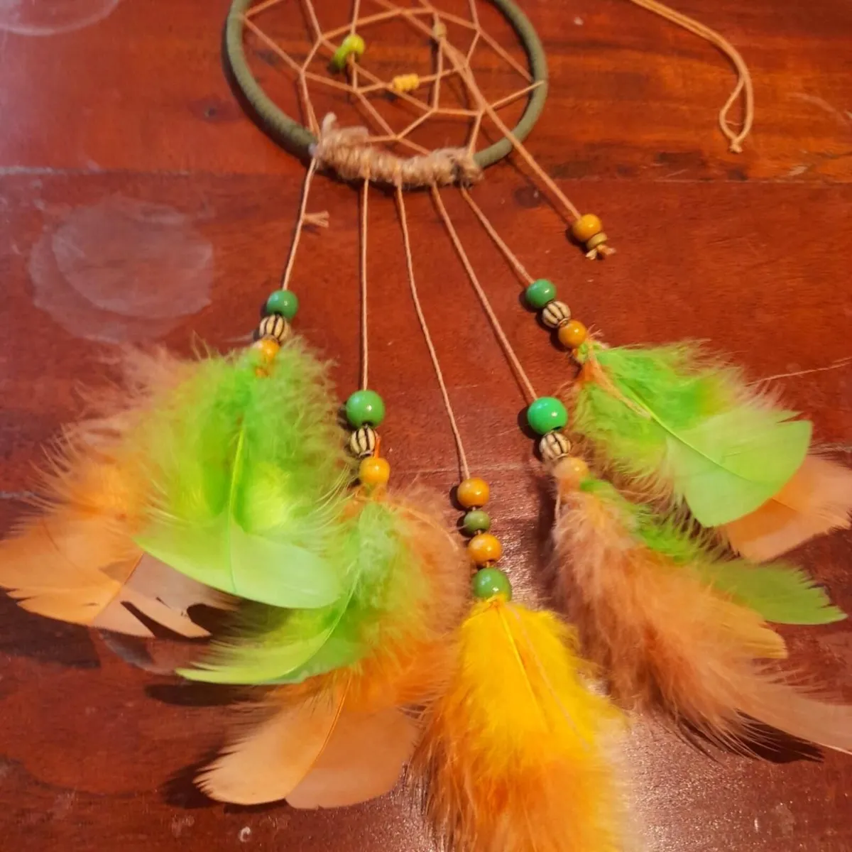 boho hippie handmade dreamcatcher - Image 3