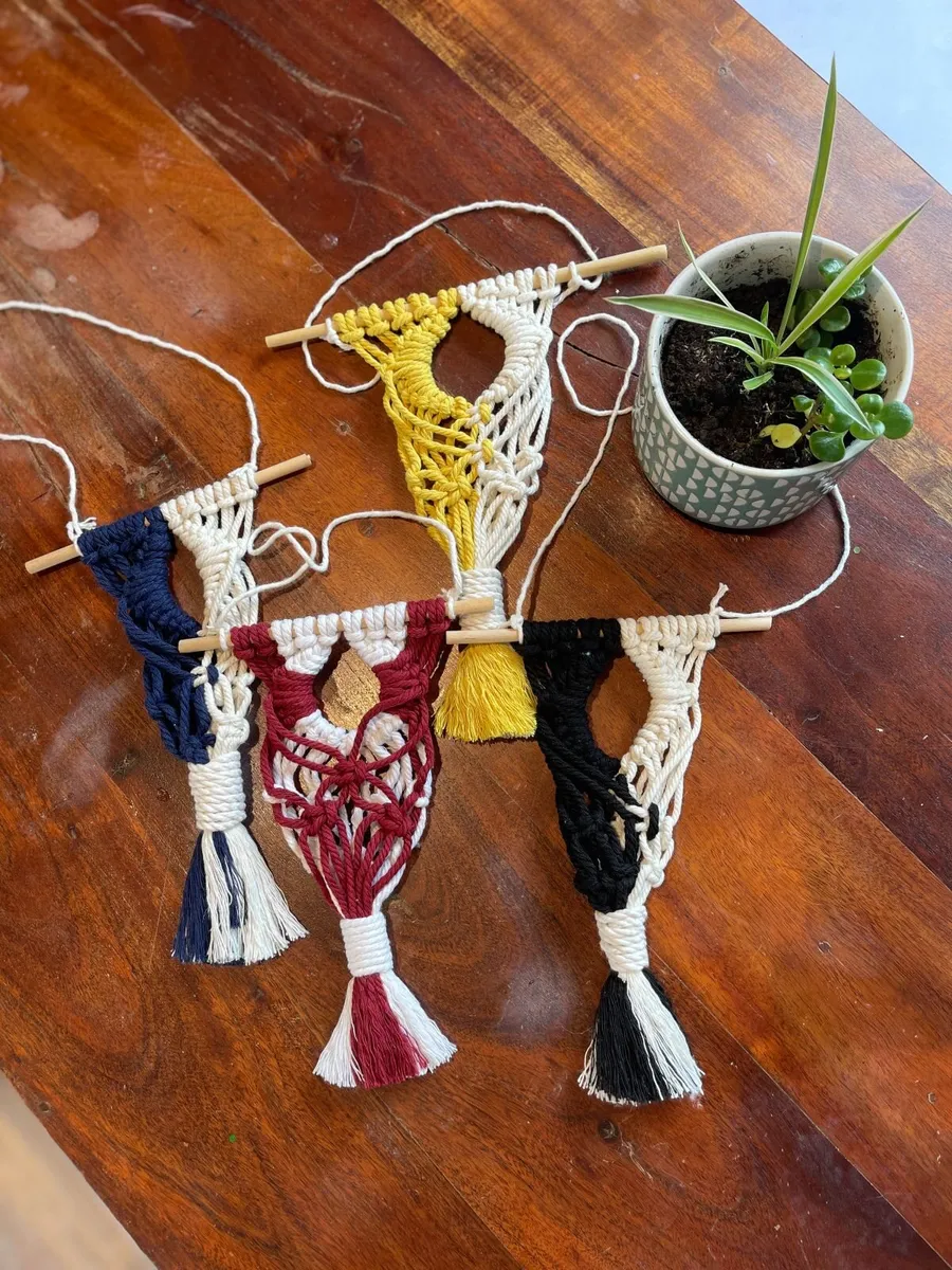 Handmade macrame holders - Image 2