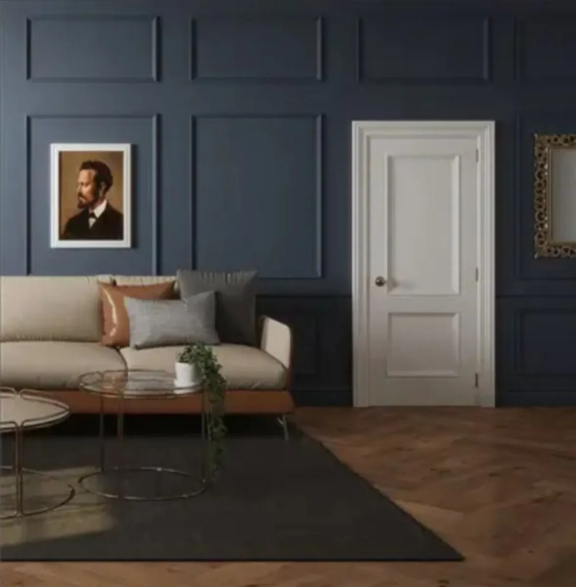 Monroe 2 Panel Door Georgian Style - Image 1