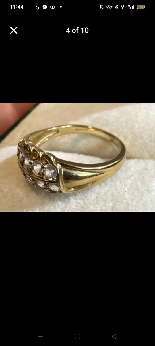 Beautiful 9ct Gold Dress Ring - Image 3
