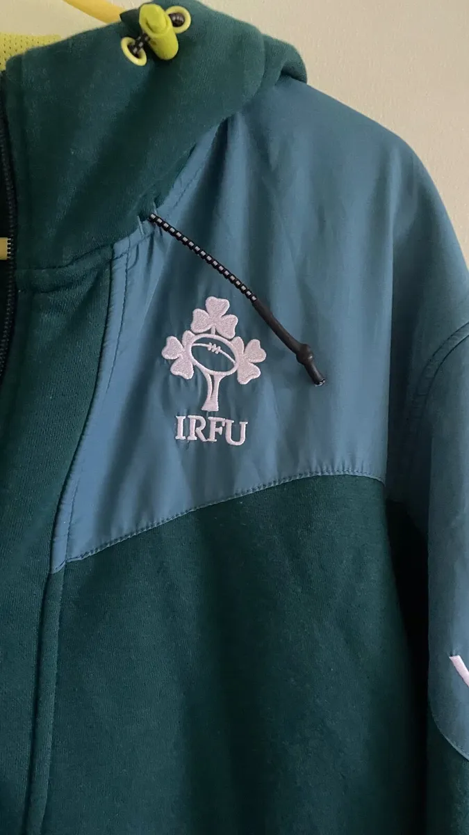 Green rugby hoody large - Image 4