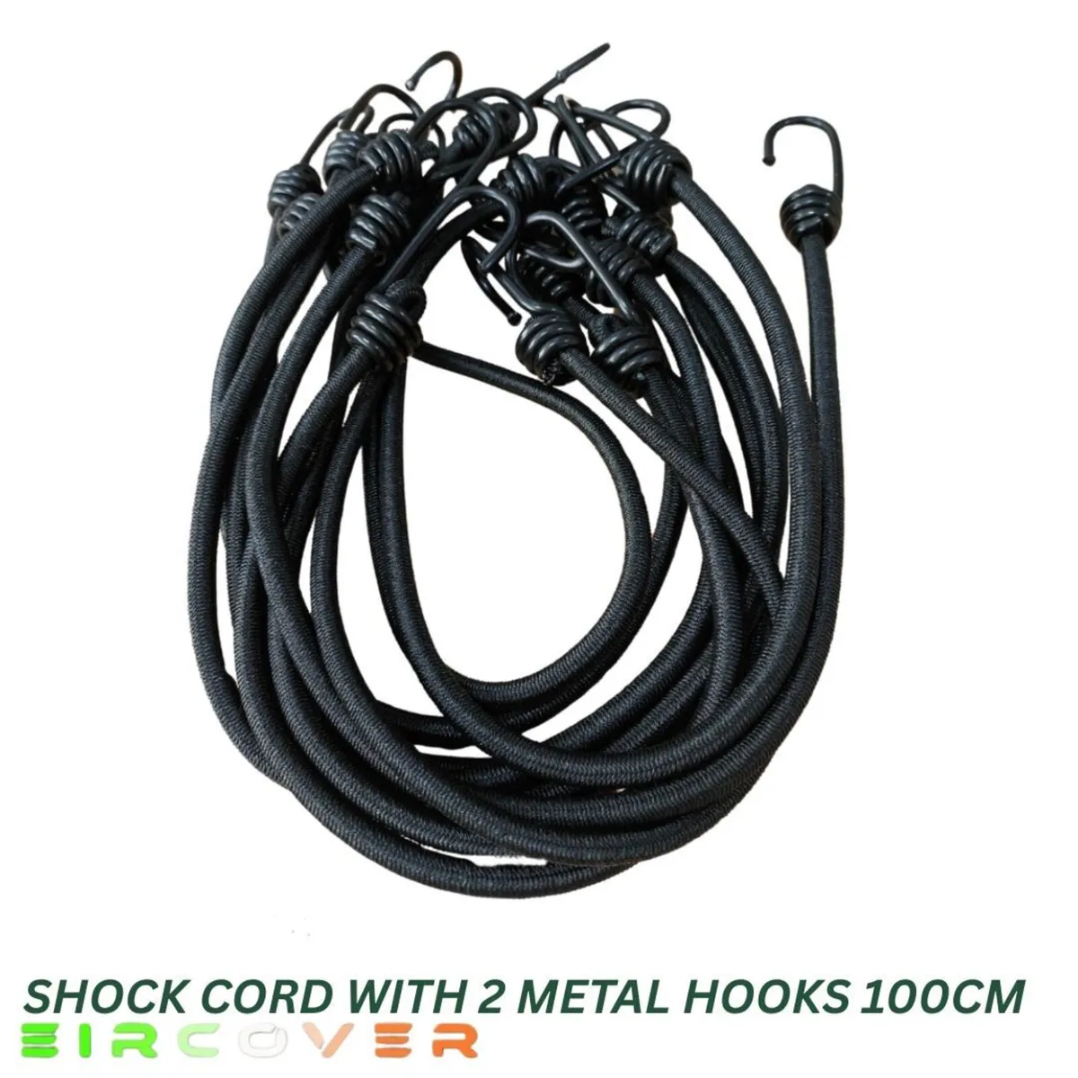 Shock Cord with 2 metal hooks 100cm- 10 Pack - Image 4
