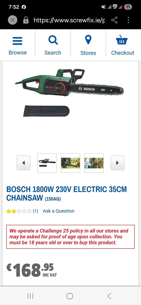 Bosch chainsaw and headge trimmers - Image 4