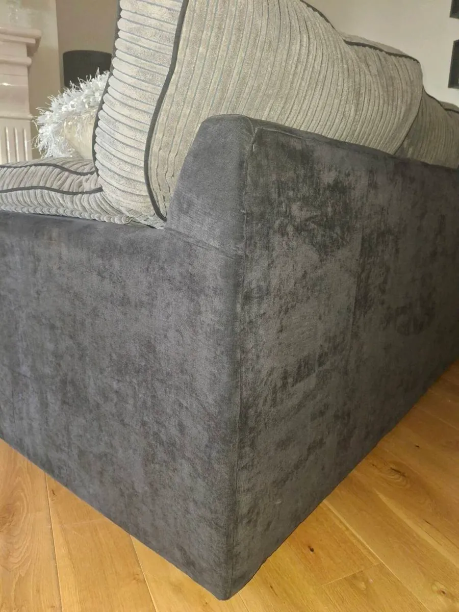 3 seater with attached foot stool and one seater - Image 3